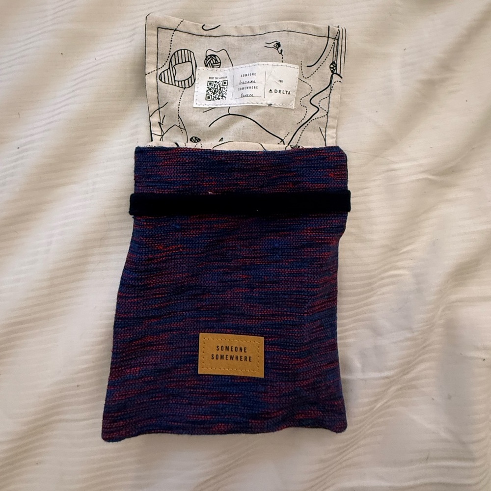Delta Airlines / Delta One custom amenity bag